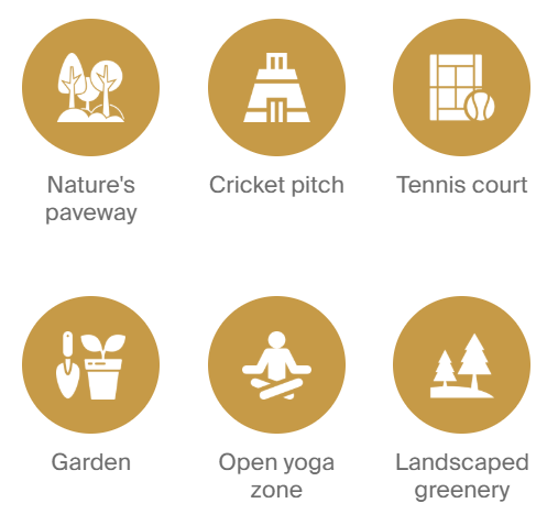 Amenities Aspire City NH 9